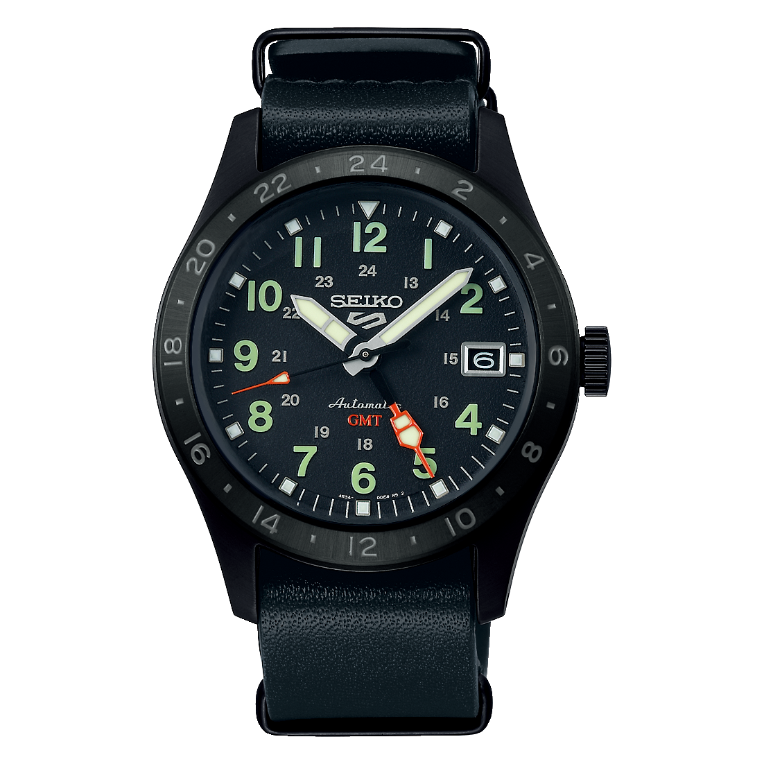 นาฬิกา SEIKO 5 Sports GMT รุ่น SSK025 SSK025K SSK025K1 Automatic Men's Watch
