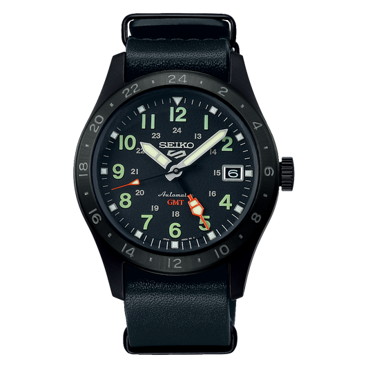 นาฬิกา SEIKO 5 Sports GMT รุ่น SSK025 SSK025K SSK025K1 Automatic Men's Watch