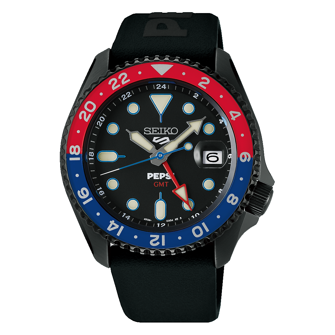 นาฬิกา SEIKO GMT 5 Sports x Pepsi® รุ่น SSK047 SSK047K SSK047K1 Limited Edition of 7,000 Pcs.