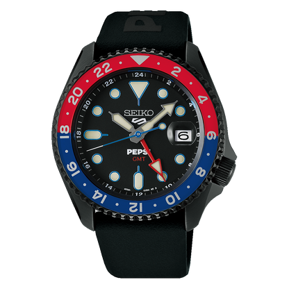 นาฬิกา SEIKO GMT 5 Sports x Pepsi® รุ่น SSK047 SSK047K SSK047K1 Limited Edition of 7,000 Pcs.