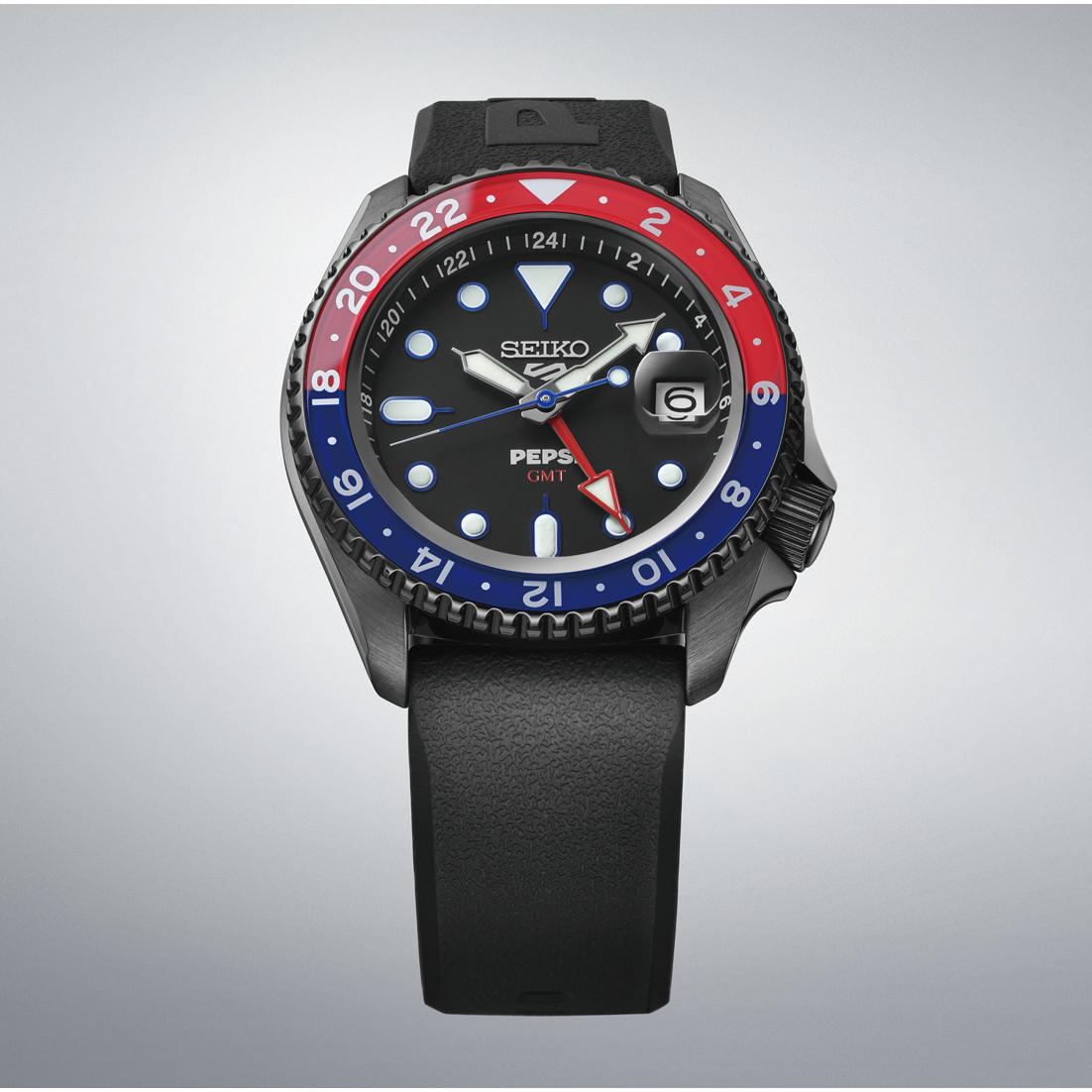 นาฬิกา SEIKO GMT 5 Sports x Pepsi® รุ่น SSK047 SSK047K SSK047K1 Limited Edition of 7,000 Pcs.