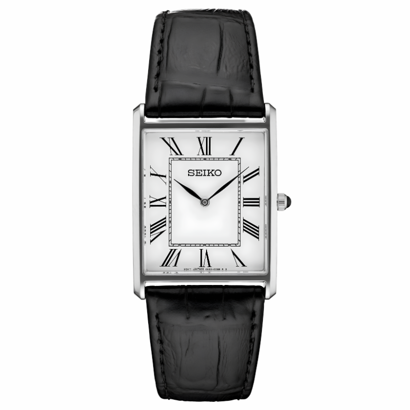 นาฬิกา SEIKO TANK รุ่น SWR049 SWR049P SWR049P1 Quartz Men's Watch