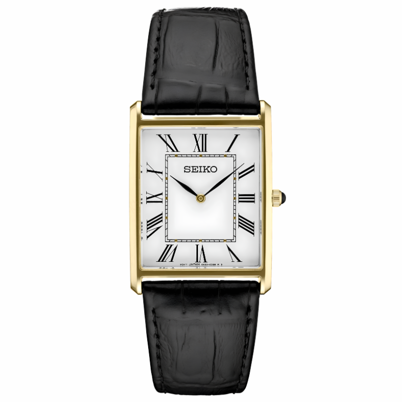 นาฬิกา SEIKO TANK รุ่น SWR052 SWR052P SWR052P1 Quartz Men's Watch