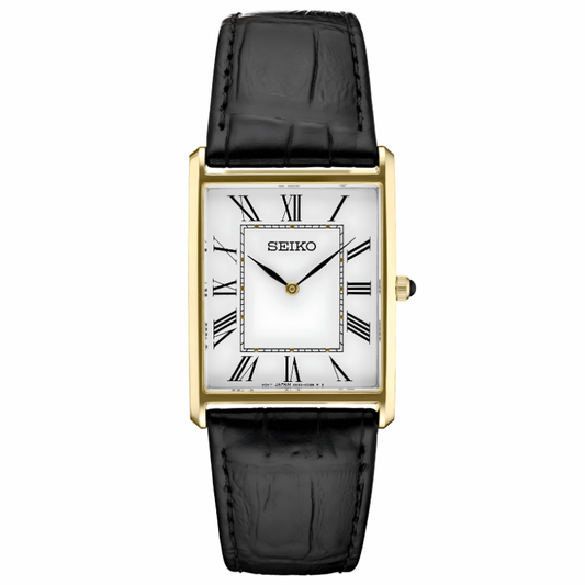 นาฬิกา SEIKO TANK รุ่น SWR052 SWR052P SWR052P1 Quartz Men's Watch