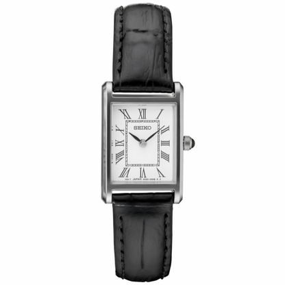 นาฬิกาผู้หญิง SEIKO TANK รุ่น SWR053 SWR053P SWR053P1 Quartz Women's Watch