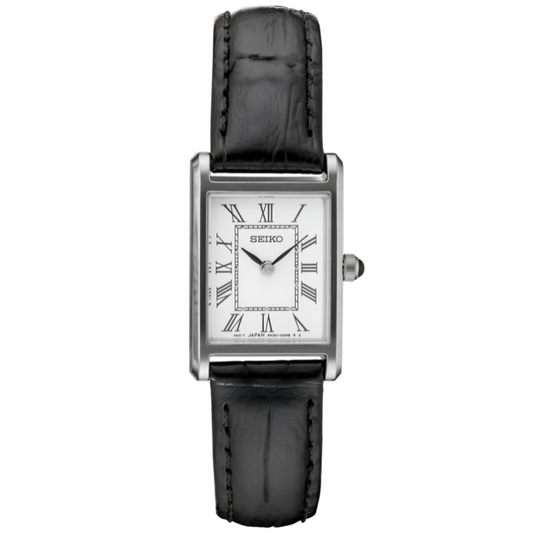 นาฬิกาผู้หญิง SEIKO TANK รุ่น SWR053 SWR053P SWR053P1 Quartz Women's Watch