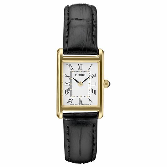 นาฬิกาผู้หญิง SEIKO TANK รุ่น SWR054 SWR054P SWR054P1 Quartz Women's Watch