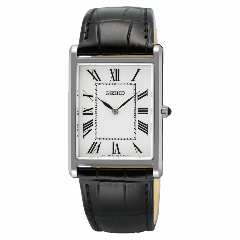 นาฬิกา SEIKO TANK รุ่น SWR103 SWR103P SWR103P1 Quartz Men's Watch