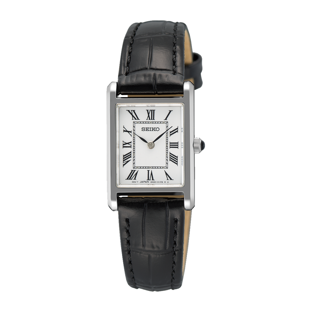 นาฬิกาผู้หญิง SEIKO TANK รุ่น SWR107 SWR107P SWR107P1 Quartz Women's Watch