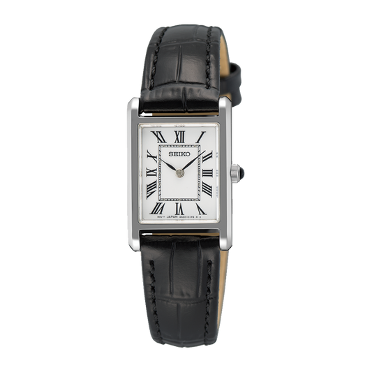 นาฬิกาผู้หญิง SEIKO TANK รุ่น SWR107 SWR107P SWR107P1 Quartz Women's Watch