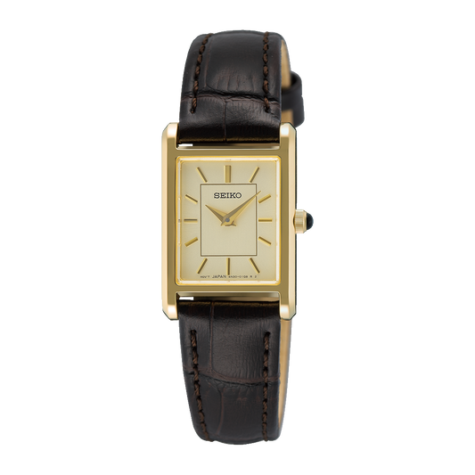 นาฬิกาผู้หญิง SEIKO TANK รุ่น SWR110 SWR110P SWR110P1 Quartz Women's Watch