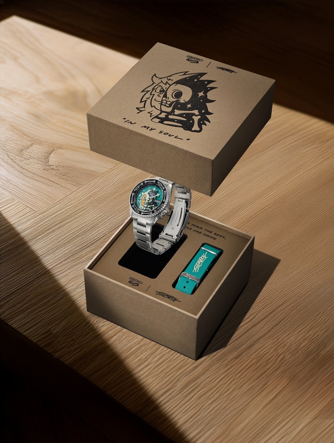 นาฬิกา SEIKO 5 Sports x POORBOY รุ่น SRPM17 SRPM17K SRPM17K1 Thailand Limited Edition of 1,000 Pcs.