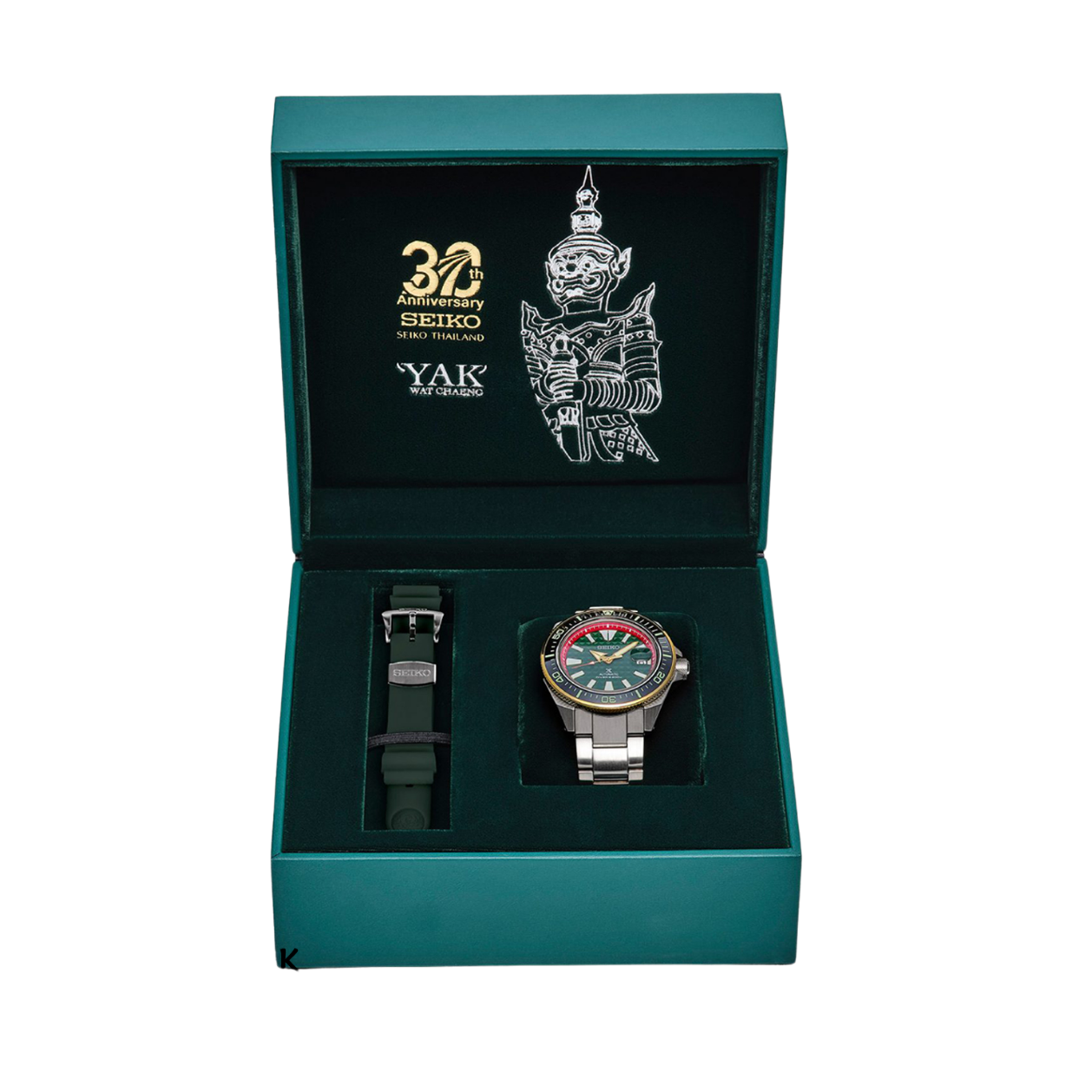 นาฬิกา SEIKO Prospex Real Thai รุ่น SRPH44 SRPH44K SRPH44K1 'CENTRAL: YAK WAT CHANG' Thailand Limited Edition of 996 pcs. The Green Giant (Tosakanth)