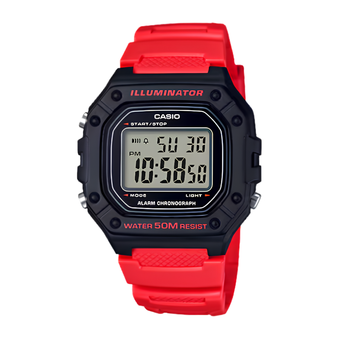 นาฬิกา Casio Digital รุ่น W-218H-4B Unisex Watch