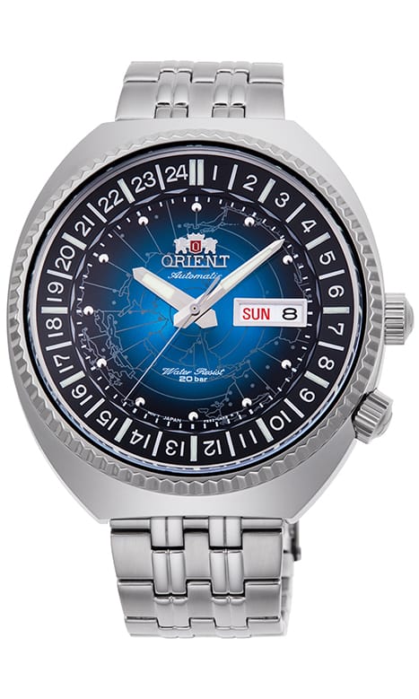 นาฬิกา ORIENT Revival Mechanical รุ่น RA-AA0E03L World Map Watch