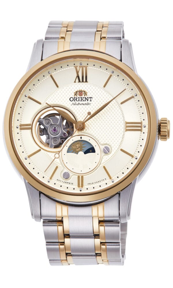 นาฬิกา ORIENT Classic รุ่น RA-AS0007S Sun & Moon Mechanical Men's watch