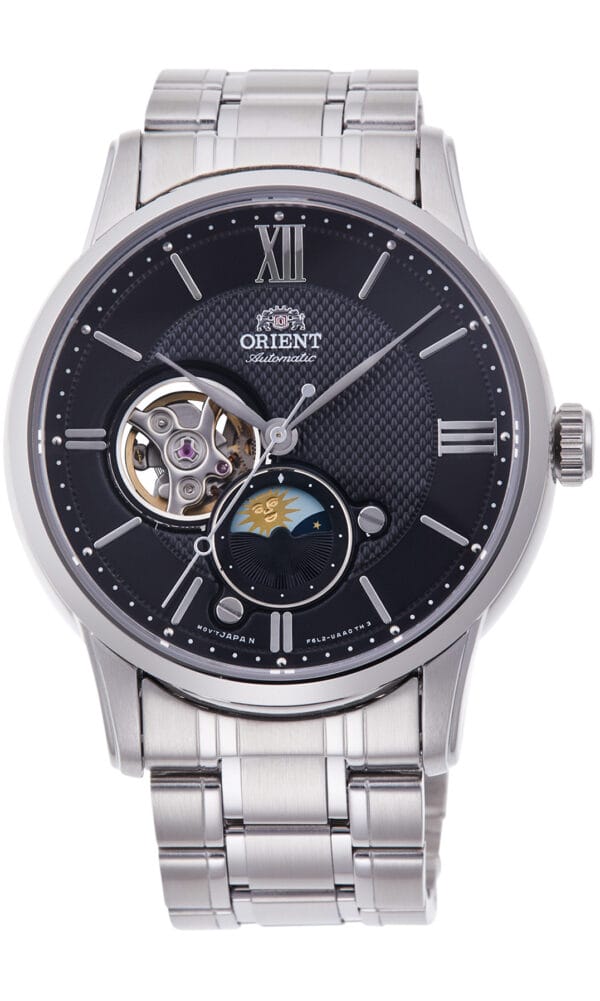 นาฬิกา ORIENT Classic รุ่น RA-AS0008B Sun & Moon Mechanical Men's watch