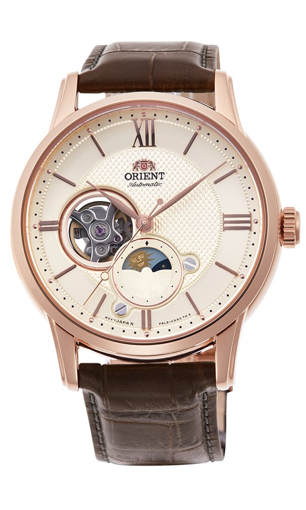 นาฬิกา ORIENT Classic รุ่น RA-AS0009S Sun & Moon Mechanical Men's watch