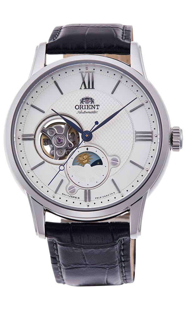 นาฬิกา ORIENT Classic รุ่น RA-AS0011S Sun & Moon Mechanical Men's watch