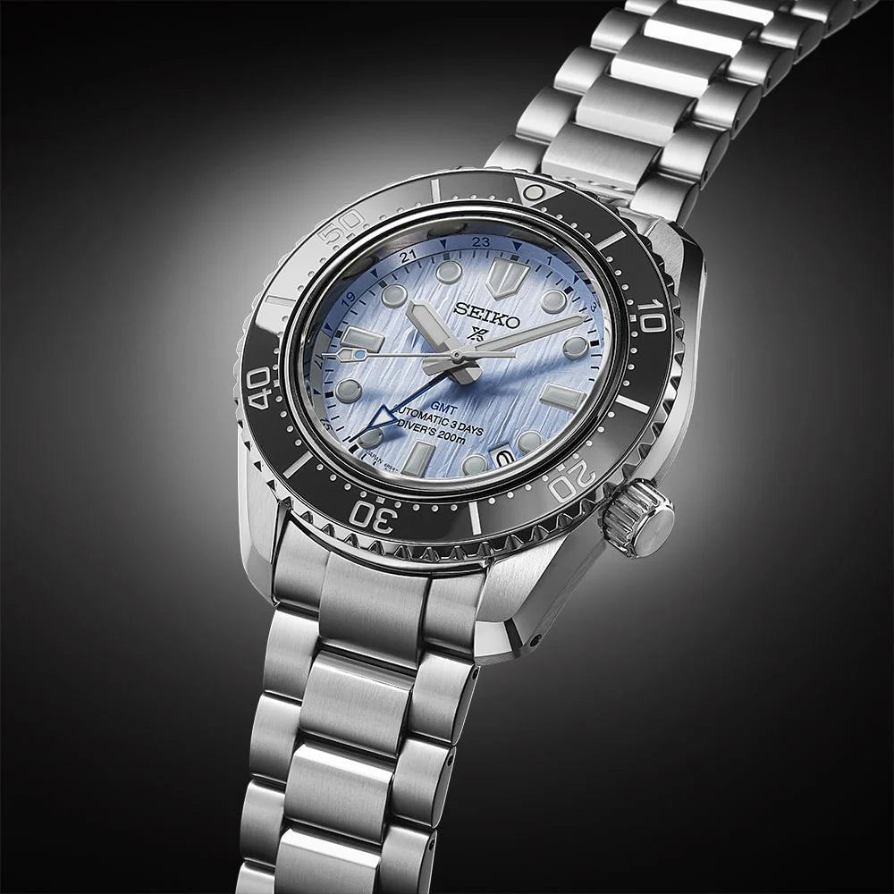 นาฬิกา SEIKO Prospex GMT Save the Ocean รุ่น SPB385 SPB385J SPB385J1 Limited edition of 4,000 Pcs.